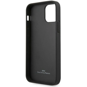 Buy BMW BMHCP12SRCDPK Apple iPhone 12 mini black hardcase Leather Deboss - BMW095BLK - {ean13} - Home Screen Store Europe