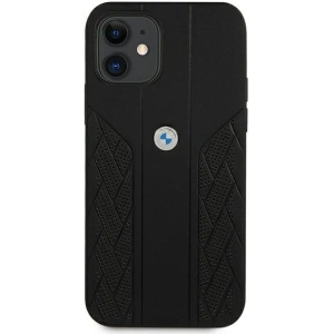 Kup Etui BMW BMHCP12SRSPPK Apple iPhone 12 mini czarny/black hardcase Leather Curve Perforate - BMW096BLK - {ean13} - Sklep Home Screen