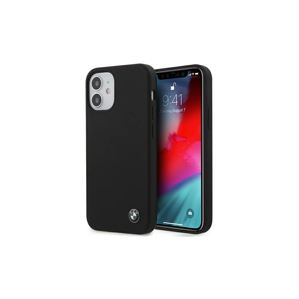 Etui BMW BMHCP12SSILBK Apple iPhone 12 mini czarny/black hardcase Silicone Signature