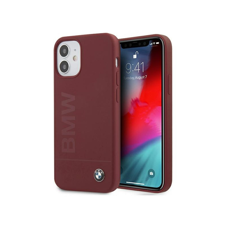 Buy BMW BMHCP12SSLBLRE Apple iPhone 12 mini red hardcase Silicone Signature Logo - 3700740486498 - BMW098RED - Homescreen.pl
