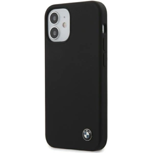 Kup Etui BMW BMHCP12SSILBK Apple iPhone 12 mini czarny/black hardcase Silicone Signature - BMW097BLK - {ean13} - Sklep Home Screen