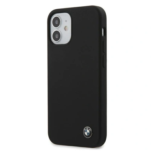 Kup Etui BMW BMHCP12SSILBK Apple iPhone 12 mini černý/black hardcase Silicone Signature - BMW097BLK - {ean13} - Sklep Home Screen