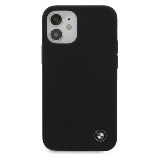Kup Etui BMW BMHCP12SSILBK Apple iPhone 12 mini černý/black hardcase Silicone Signature - BMW097BLK - {ean13} - Sklep Home Screen