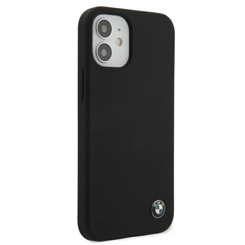 Kup Etui BMW BMHCP12SSILBK Apple iPhone 12 mini černý/black hardcase Silicone Signature - BMW097BLK - {ean13} - Sklep Home Screen