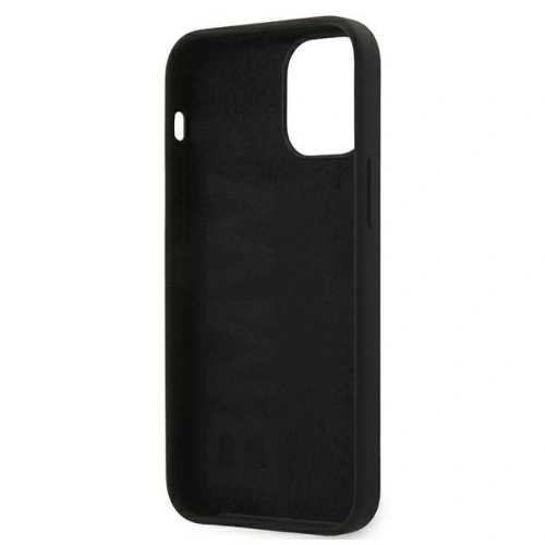 Kup Etui BMW BMHCP12SSILBK Apple iPhone 12 mini černý/black hardcase Silicone Signature - BMW097BLK - {ean13} - Sklep Home Screen