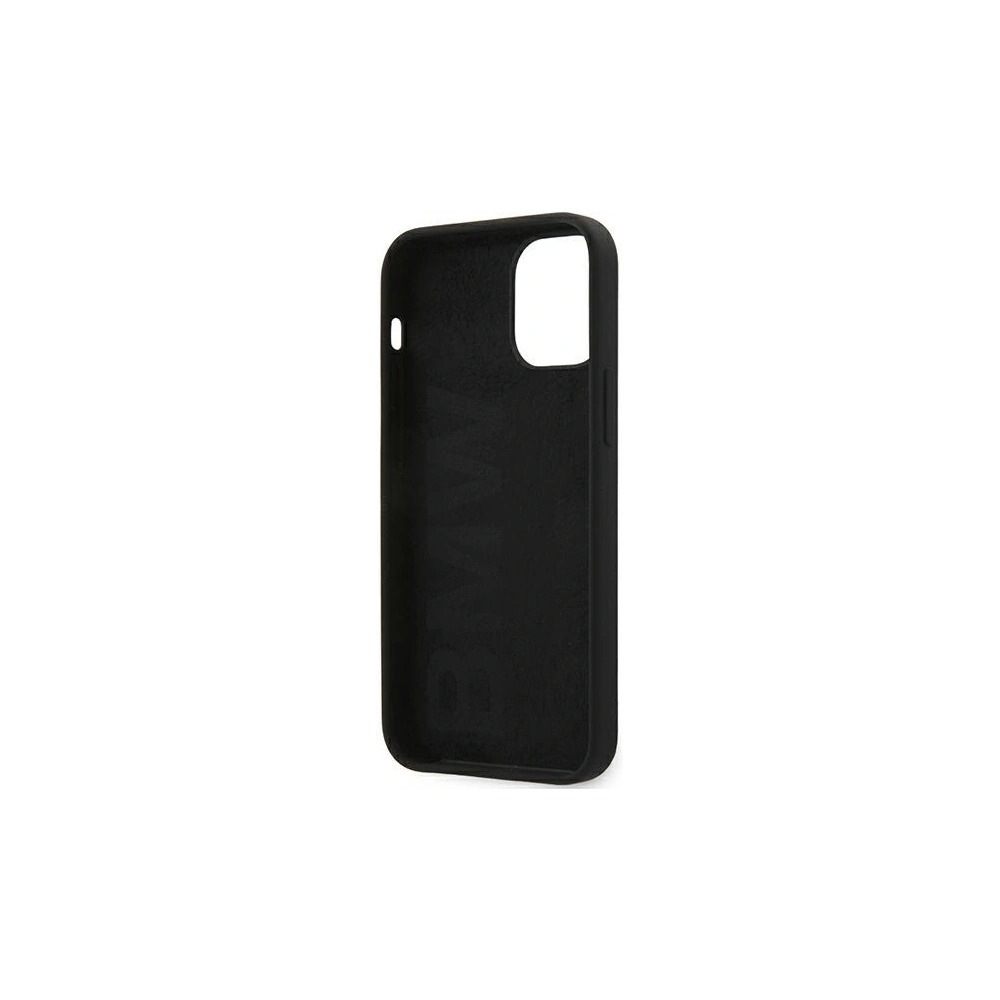 Etui BMW BMHCP12SSILBK Apple iPhone 12 mini czarny/black hardcase Silicone Signature