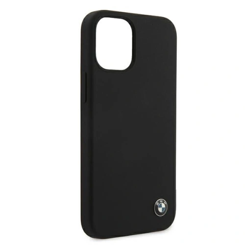 Kup Etui BMW BMHCP12SSILBK Apple iPhone 12 mini negru/black hardcase Silicone Signature - BMW097BLK - {ean13} - Sklep Home Screen