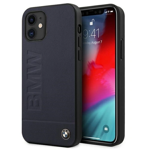 Kup Etui BMW BMHCP12SSLLNA Apple iPhone 12 mini sötétkék/hardcase Signature Logo Imprint - BMW100NAV - {ean13} - Sklep Home Screen