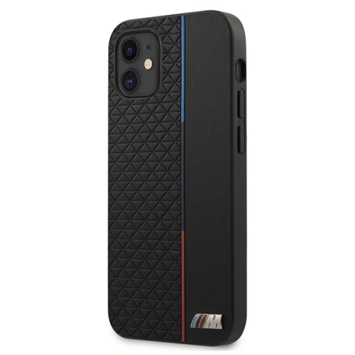 Kup Case BMW BMHCP12STRTBK Apple iPhone 12 mini schwarz/hardcase M Collection Triangles - BMW101BLK - {ean13} - Sklep Home Screen