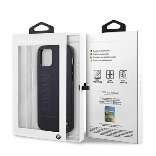 Kup Etui BMW BMHCP12SSLLNA Apple iPhone 12 mini sötétkék/hardcase Signature Logo Imprint - BMW100NAV - {ean13} - Sklep Home Screen
