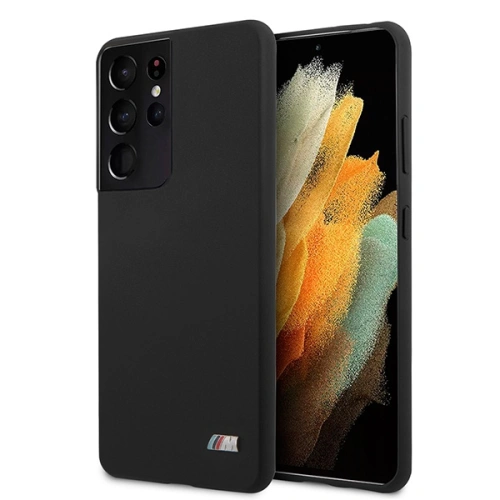 Kup Etui BMW BMHCS21LMSILBK Samsung Galaxy S21 Ultra fekete/black Silicone M Collection - BMW105BLK - {ean13} - Sklep Home Screen