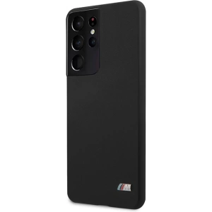 Buy BMW BMHCS21LMSILBK Samsung Galaxy S21 Ultra black Silicone M Collection - BMW105BLK - {ean13} - Home Screen Store Europe