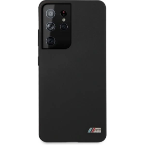 Buy BMW BMHCS21LMSILBK Samsung Galaxy S21 Ultra black Silicone M Collection - BMW105BLK - {ean13} - Home Screen Store Europe