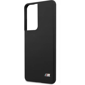 Buy BMW BMHCS21LMSILBK Samsung Galaxy S21 Ultra black Silicone M Collection - BMW105BLK - {ean13} - Home Screen Store Europe