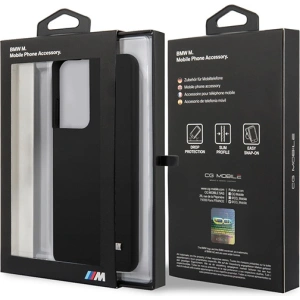 Buy BMW BMHCS21LMSILBK Samsung Galaxy S21 Ultra black Silicone M Collection - BMW105BLK - {ean13} - Home Screen Store Europe