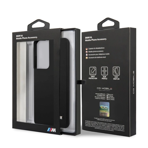 Kup Etui BMW BMHCS21LMSILBK Samsung Galaxy S21 Ultra czarny/black Silicone M Collection - BMW105BLK - {ean13} - Sklep Home Screen
