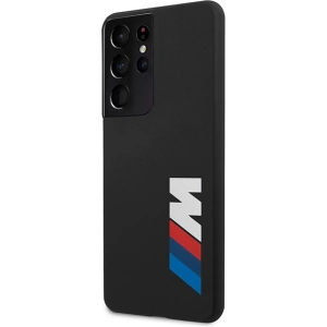 Buy BMW BMHCS21LMSLBLBK Samsung Galaxy S21 Ultra black hardcase Silicone Signature Logo - BMW106BLK - {ean13} - Home Screen Store Europe