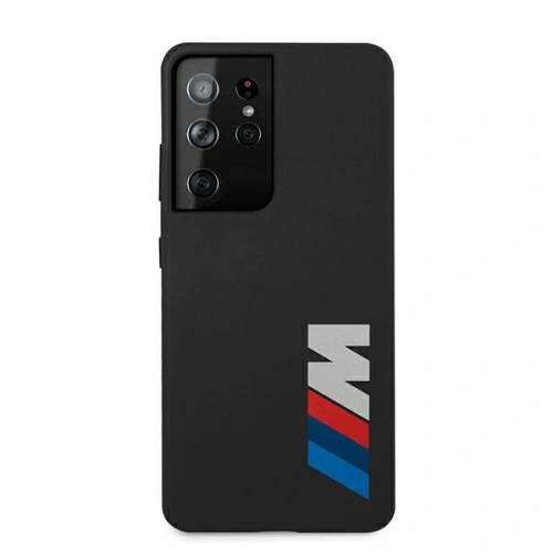 Buy BMW BMHCS21LMSLBLBK Samsung Galaxy S21 Ultra black hardcase Silicone Signature Logo - BMW106BLK - {ean13} - Home Screen Store Europe