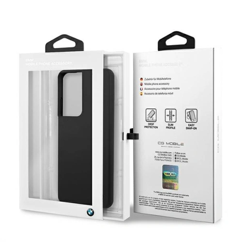 Kup Etui BMW BMHCS21LSILBK Samsung Galaxy S21 Ultra černý/black hardcase Silicone Signature - BMW107BLK - {ean13} - Sklep Home Screen