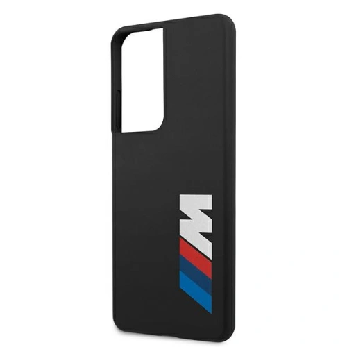 Buy BMW BMHCS21LMSLBLBK Samsung Galaxy S21 Ultra black hardcase Silicone Signature Logo - BMW106BLK - {ean13} - Home Screen Store Europe