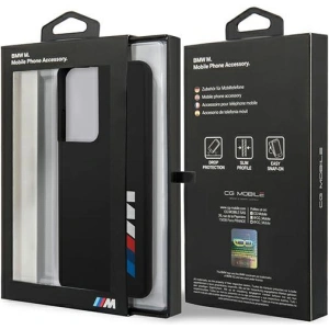 Etui BMW BMHCS21LMSLBLBK Samsung Galaxy S21 Ultra czarny/black hardcase Silicone Signature Logo