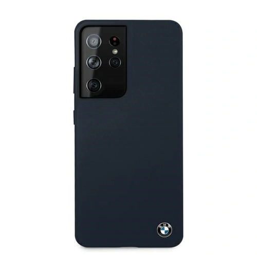 Buy BMW BMHCS21LSILNA Samsung Galaxy S21 Ultra navy hardcase Silicone Signature - BMW108NAV - {ean13} - Home Screen Store Europe
