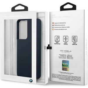 Case BMW BMHCS21LSILNA Samsung Galaxy S21 Ultra navy/hartcase Silikon Signature