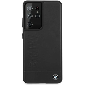 Buy BMW BMHCS21LSLLBK Samsung Galaxy S21 Ultra black hardcase Signature Logo Imprint - BMW112BLK - {ean13} - Home Screen Store Europe