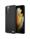 Etui BMW BMHCS21MCABBK Samsung Galaxy S21+ Plus czarny/black hardcase M Collection PU Carbon