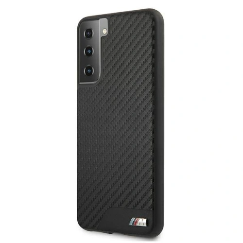 Kup Etui BMW BMHCS21MCABBK Samsung Galaxy S21+ Plus czarny/black hardcase M Collection PU Carbon - BMW114BLK - {ean13} - Sklep Home Screen
