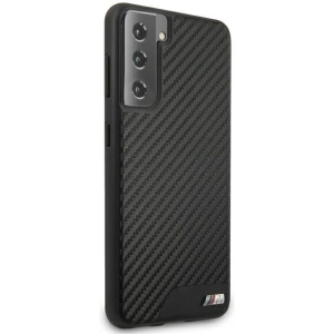 Kup Etui BMW BMHCS21MCABBK Samsung Galaxy S21+ Plus czarny/black hardcase M Collection PU Carbon - BMW114BLK - {ean13} - Sklep Home Screen