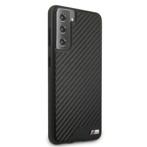 Kup Etui BMW BMHCS21MCABBK Samsung Galaxy S21+ Plus černý/black hardcase M Collection PU Carbon - BMW114BLK - {ean13} - Sklep Home Screen