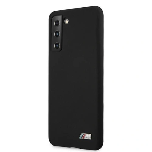 Kup Case BMW BMHCS21MMSILBK Samsung Galaxy S21+ Plus schwarz/schwarz Silikon M Collection - BMW115BLK - {ean13} - Sklep Home Screen