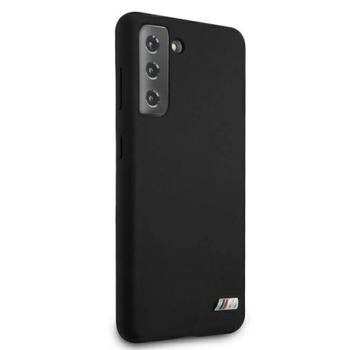 Kup Case BMW BMHCS21MMSILBK Samsung Galaxy S21+ Plus schwarz/schwarz Silikon M Collection - BMW115BLK - {ean13} - Sklep Home Screen
