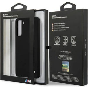 Kup Etui BMW BMHCS21MMSILBK Samsung Galaxy S21+ Plus czarny/black Silicone M Collection - BMW115BLK - {ean13} - Sklep Home Screen