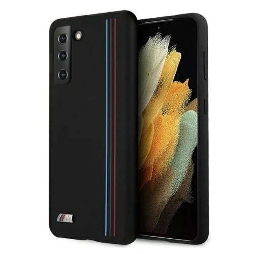 Kup Etui BMW BMHCS21MSIVTBK Samsung Galaxy S21+ Plus negru/schimbă M Collection din silicon cu dungi - BMW119BLK - {ean13} - Sklep Home Screen