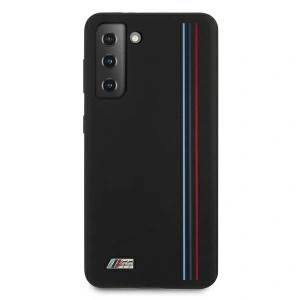 Kup Etui BMW BMHCS21MSIVTBK Samsung Galaxy S21+ Plus černý/black Silicone Stripes M Collection - BMW119BLK - {ean13} - Sklep Home Screen