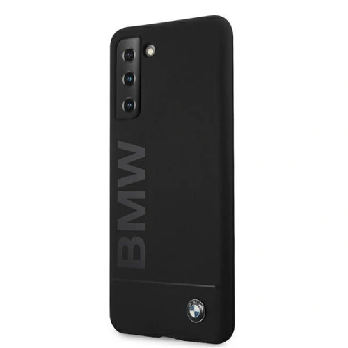 Kup Case BMW BMHCS21MSLBLBK Samsung Galaxy S21+ Plus schwarz/hardcase Silikon M Collection Big Logo - BMW120BLK - {ean13} - Sklep Home Screen