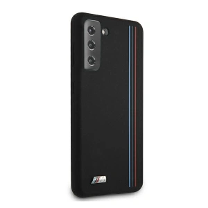 Kup Etui BMW BMHCS21MSIVTBK Samsung Galaxy S21+ Plus černý/black Silicone Stripes M Collection - BMW119BLK - {ean13} - Sklep Home Screen