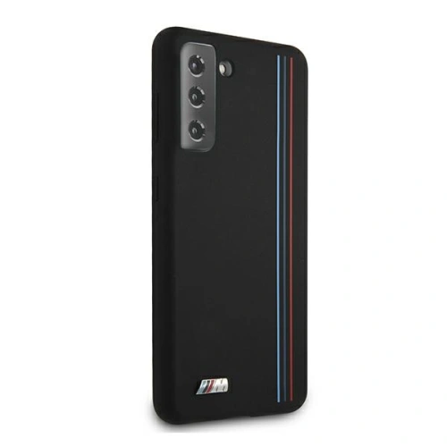 Kup Etui BMW BMHCS21MSIVTBK Samsung Galaxy S21+ Plus černý/black Silicone Stripes M Collection - BMW119BLK - {ean13} - Sklep Home Screen