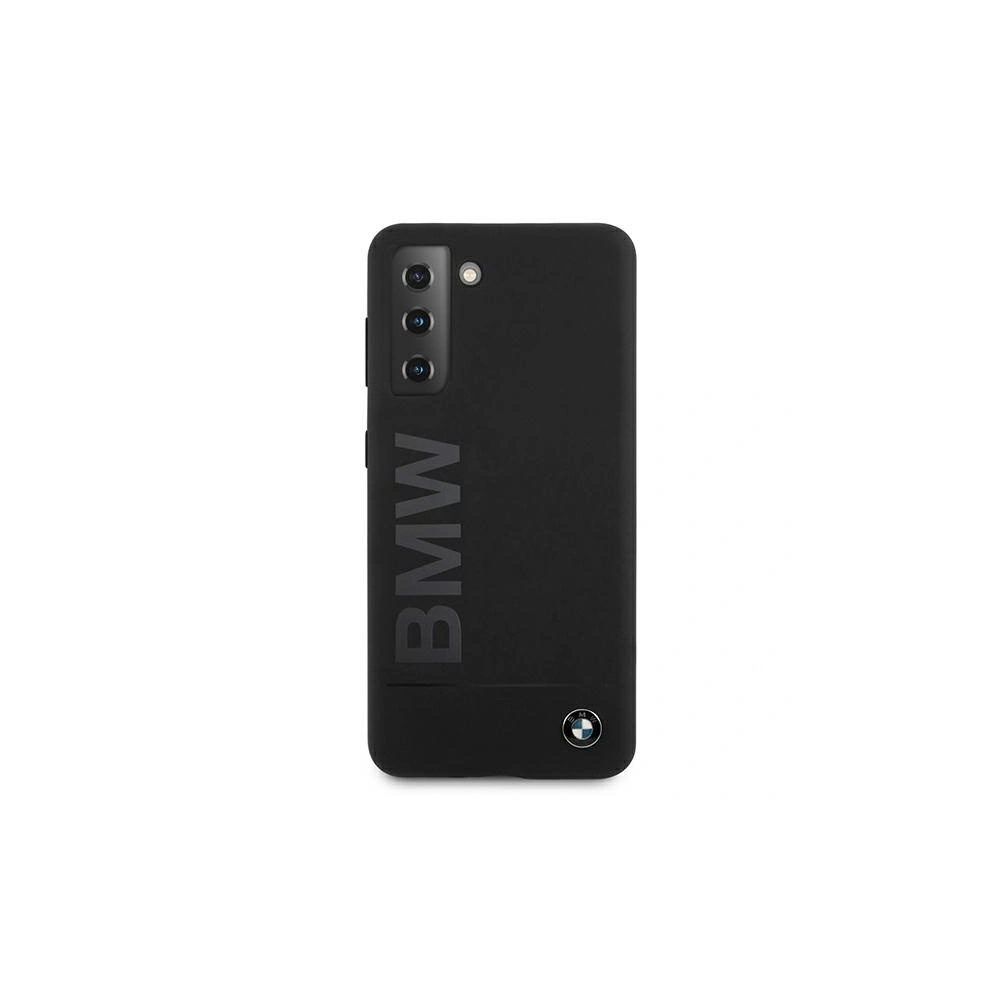 Etui BMW BMHCS21MSLBLBK Samsung Galaxy S21+ Plus czarny/black hardcase Silicone M Collection Big Logo
