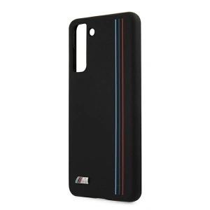 Kup Etui BMW BMHCS21MSIVTBK Samsung Galaxy S21+ Plus czarny/black Silicone Stripes M Collection - BMW119BLK - {ean13} - Sklep Home Screen