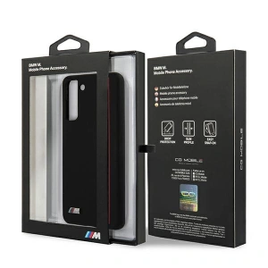 Kup Etui BMW BMHCS21MSIVTBK Samsung Galaxy S21+ Plus černý/black Silicone Stripes M Collection - BMW119BLK - {ean13} - Sklep Home Screen