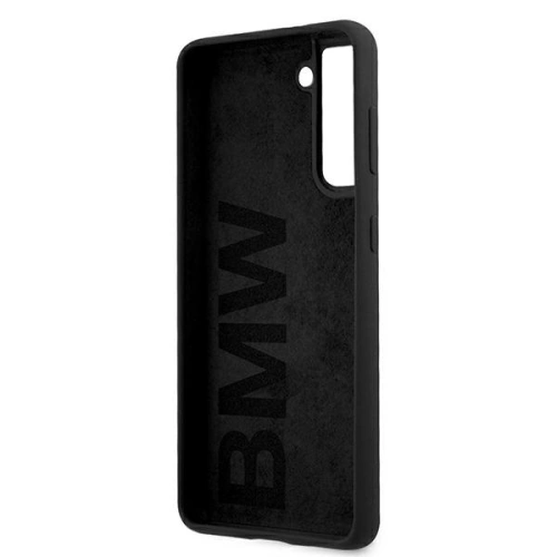 Kup Case BMW BMHCS21MSLBLBK Samsung Galaxy S21+ Plus schwarz/hardcase Silikon M Collection Big Logo - BMW120BLK - {ean13} - Sklep Home Screen