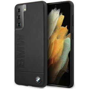 Kup Etui BMW BMHCS21MSLLBK Samsung Galaxy S21+ Plus czarny/black hardcase Signature Logo Imprint - BMW122BLK - {ean13} - Sklep Home Screen