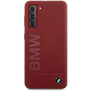 Kup Etui BMW BMHCS21MSLBLRE Samsung Galaxy S21+ Plus czerwony/red hardcase Silicone Signature Logo - BMW121RED - {ean13} - Sklep Home Screen