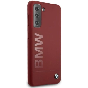 Kup Etui BMW BMHCS21MSLBLRE Samsung Galaxy S21+ Plus czerwony/red hardcase Silicone Signature Logo - BMW121RED - {ean13} - Sklep Home Screen