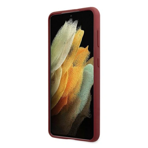Kup Etui BMW BMHCS21MSLBLRE Samsung Galaxy S21+ Plus piros/piros kemény tok Szilikon Signature Logo - BMW121RED - {ean13} - Sklep Home Screen