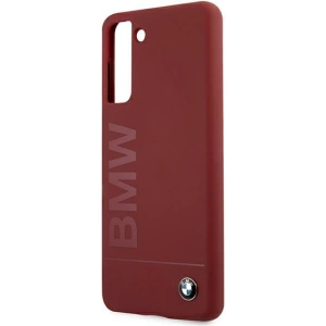 Kup Etui BMW BMHCS21MSLBLRE Samsung Galaxy S21+ Plus czerwony/red hardcase Silicone Signature Logo - BMW121RED - {ean13} - Sklep Home Screen
