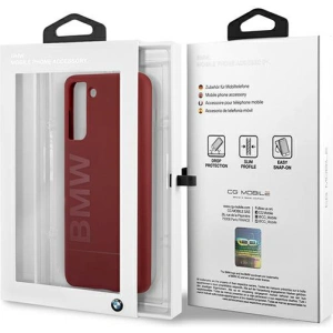 Kup Etui BMW BMHCS21MSLBLRE Samsung Galaxy S21+ Plus czerwony/red hardcase Silicone Signature Logo - BMW121RED - {ean13} - Sklep Home Screen